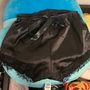 Satin shorts size small